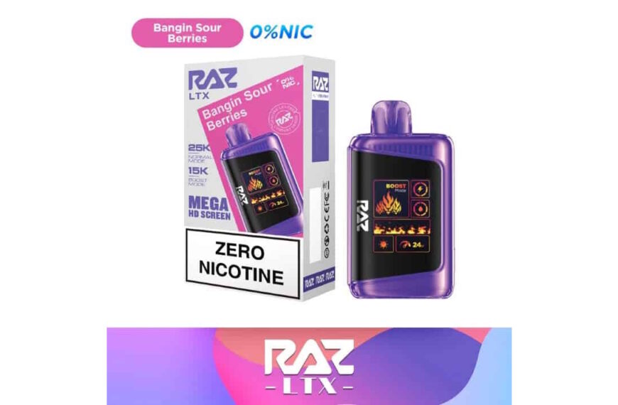 RAZ LTX 25K Nicotine Free Disposable Vape: Maximum Puffs, Zero Compromise